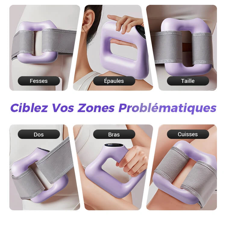 Ceinture Tonifiante Anti-Cellulite – Idéale pour le Ventre, les Cuisses et les Hanches TD