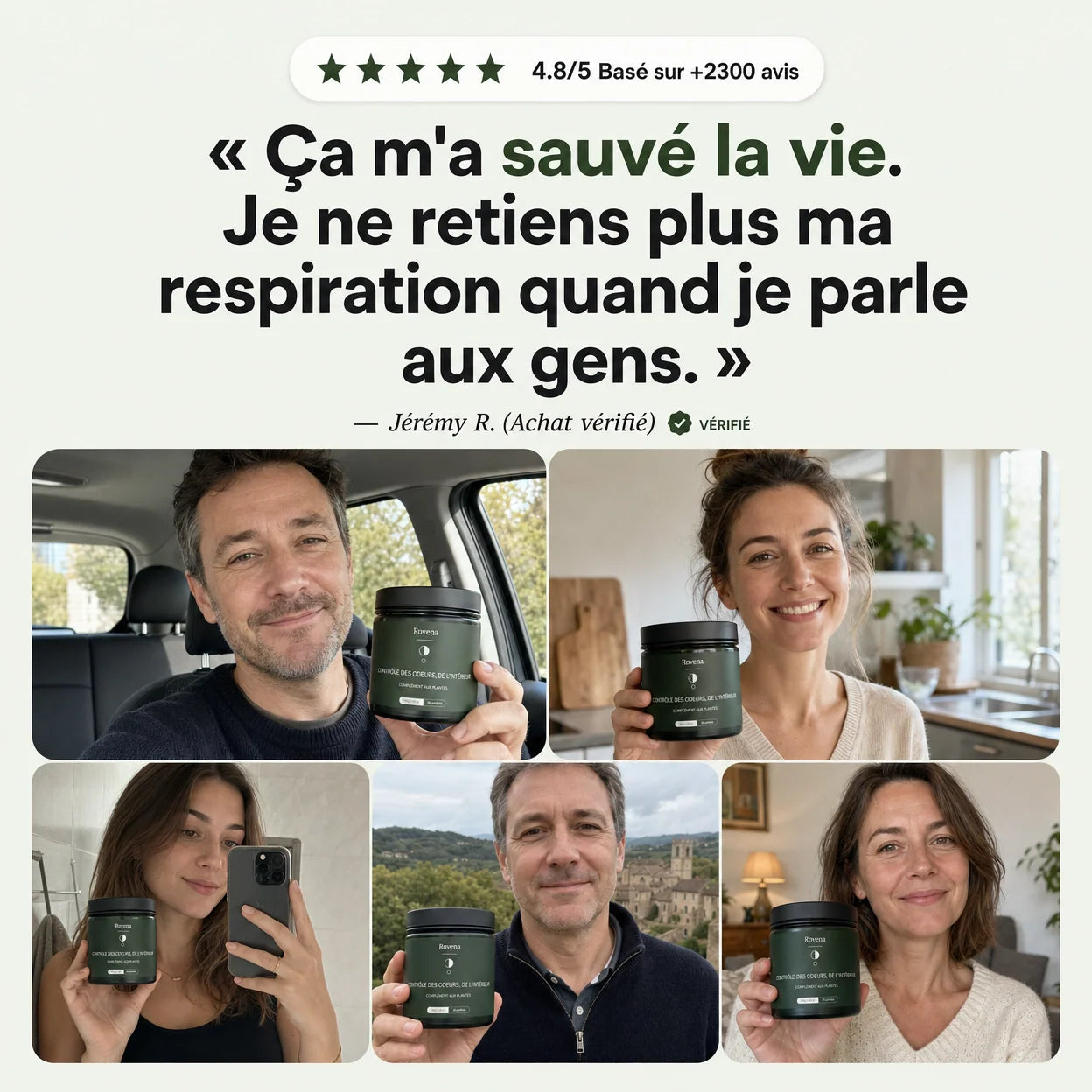 Gel aux Plantes Contrôle des Odeurs & Neutralisez la mauvaise haleine à la source CD