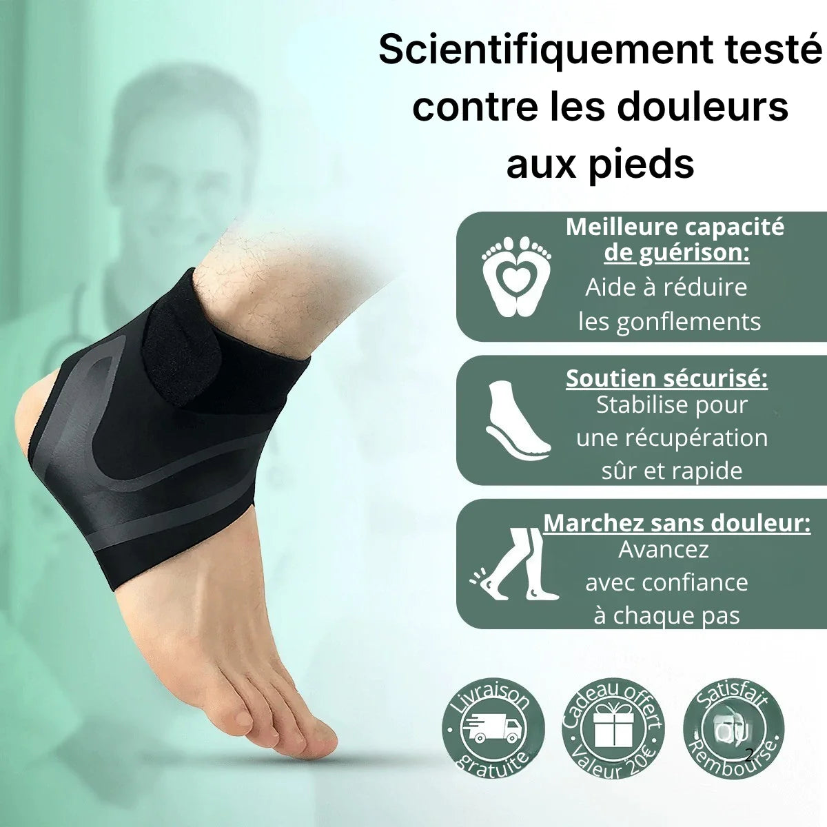 Samargo Relief™ – Chevillère de Compression Anti-Douleur ML