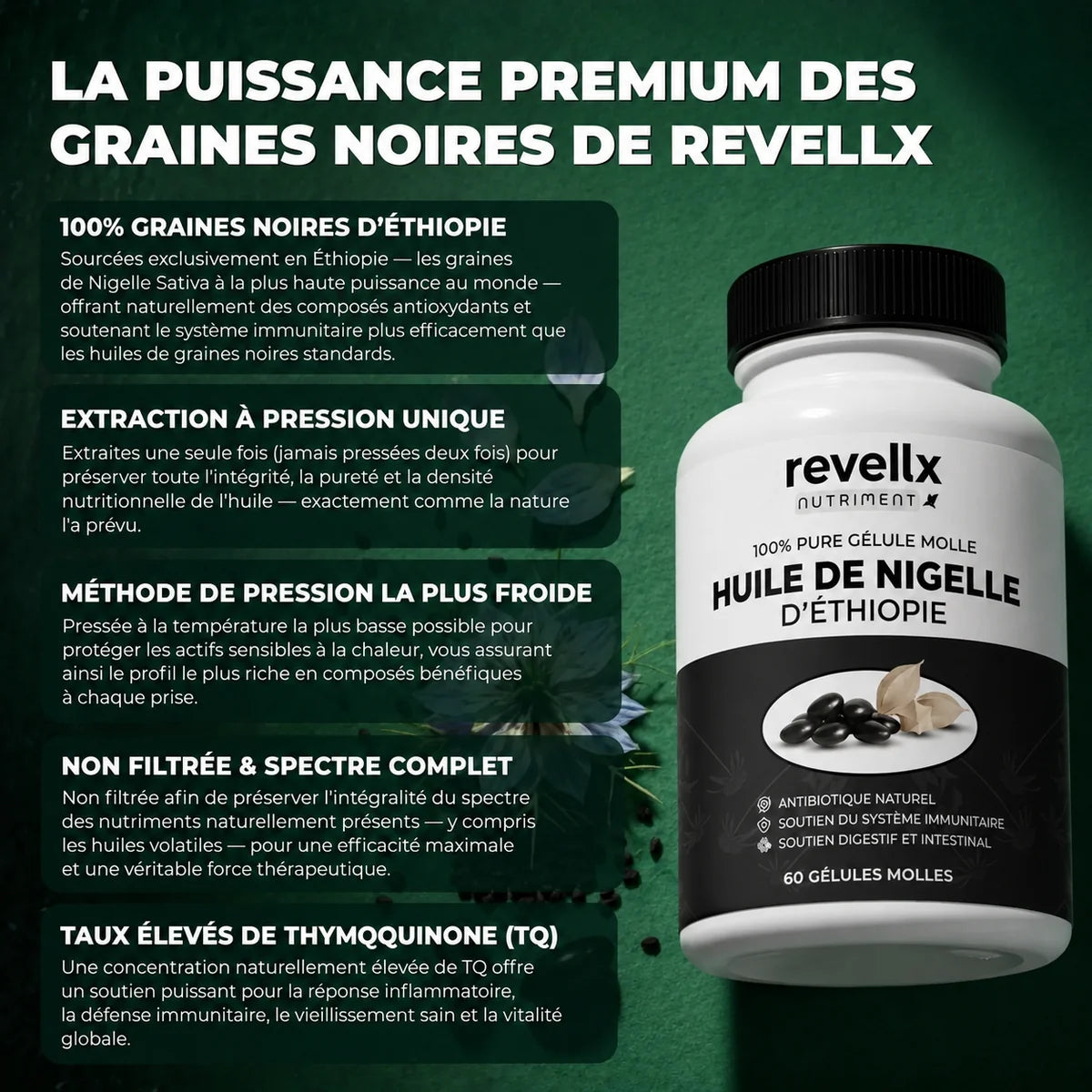HUILE DE NIGELLE D'ÉTHIOPIE REVELLX CMY