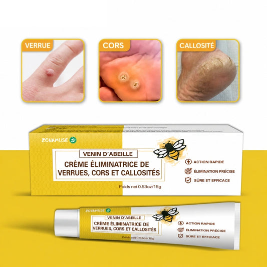 Crème pour éliminer les cors  & Callosités  aux pieds au venin d'abeille BF