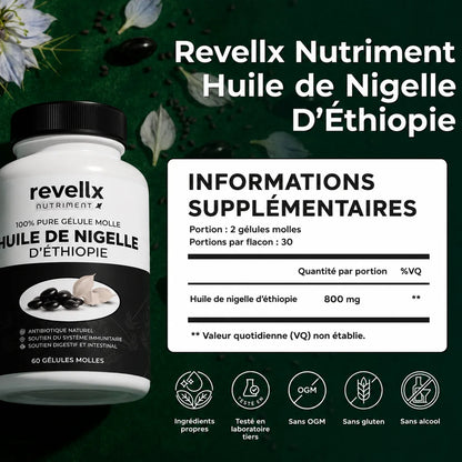 HUILE DE NIGELLE D'ÉTHIOPIE REVELLX CMY