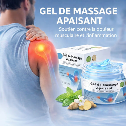 Gel apaisant pour les douleurs musculaires, détendez vos articulations et vos muscles CMD