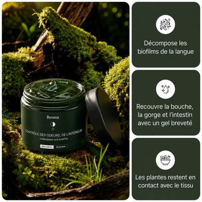 Gel aux Plantes Contrôle des Odeurs & Neutralisez la mauvaise haleine à la source CD