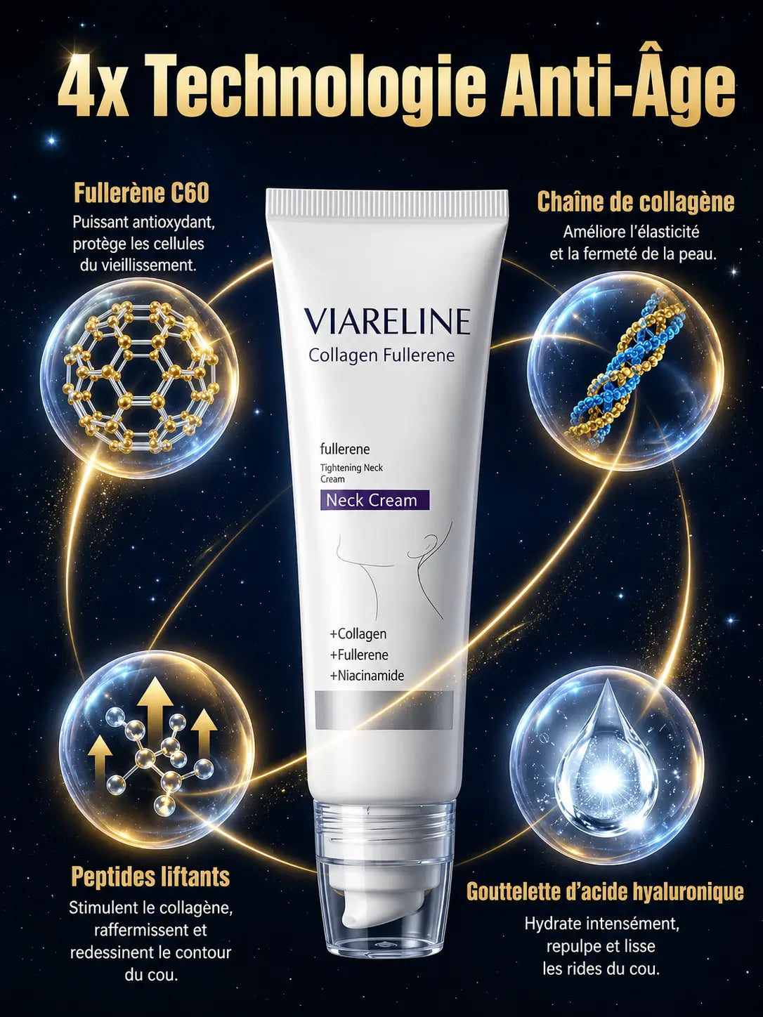 Crème Raffermissante et Lifting Cou pour un Cou de Cygne Reshape ML