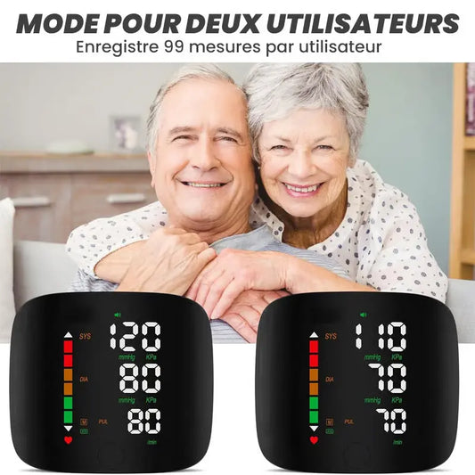 🩺 Tensiomètre Électronique au Poignet – Précis, Rapide, Rechargeable 🇧🇫